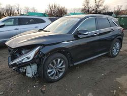 Salvage cars for sale at Baltimore, MD auction: 2021 Infiniti QX50 Luxe