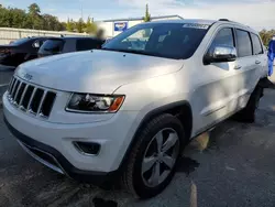 Salvage cars for sale at Savannah, GA auction: 2014 Jeep Grand Cherokee Limited