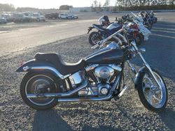 Salvage motorcycles for sale at Lumberton, NC auction: 2002 Harley-Davidson Fxstdi