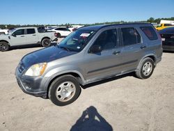 Salvage cars for sale at Houston, TX auction: 2005 Honda CR-V LX