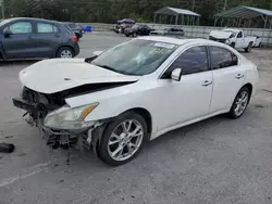 Salvage cars for sale at Savannah, GA auction: 2014 Nissan Maxima S