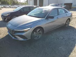 Salvage cars for sale at Savannah, GA auction: 2025 Hyundai Elantra SEL Sport