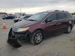 Salvage cars for sale at Grand Prairie, TX auction: 2012 Honda Odyssey EXL