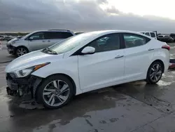 Salvage cars for sale at Grand Prairie, TX auction: 2016 Hyundai Elantra SE