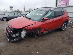 Salvage Cars with No Bids Yet For Sale at auction: 2018 Jeep Compass Limited