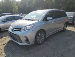 Toyota salvage cars for sale: 2020 Toyota Sienna XLE