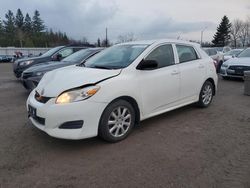 Salvage cars for sale at Bowmanville, ON auction: 2009 Toyota Corolla Matrix