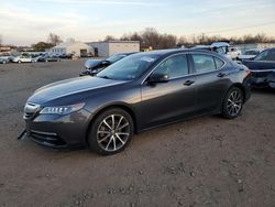 Salvage cars for sale at Hillsborough, NJ auction: 2015 Acura TLX Tech