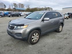 Salvage cars for sale at Spartanburg, SC auction: 2012 KIA Sorento Base