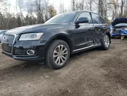 Salvage cars for sale at Cookstown, ON auction: 2017 Audi Q5 Premium Plus