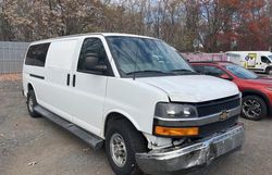 Salvage trucks for sale at Hillsborough, NJ auction: 2019 Chevrolet Express G3500 LT