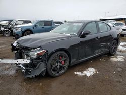 Alfa Romeo Giulia salvage cars for sale: 2018 Alfa Romeo Giulia TI Q4