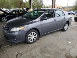 Toyota Vehiculos salvage en venta: 2011 Toyota Corolla Base