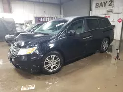 Salvage cars for sale at Elgin, IL auction: 2012 Honda Odyssey EX