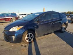 Salvage cars for sale at Grand Prairie, TX auction: 2014 Toyota Prius