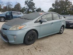 Salvage cars for sale from Copart Hampton, VA: 2012 Toyota Prius