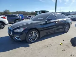 Salvage cars for sale at Lebanon, TN auction: 2021 Infiniti Q50 Luxe