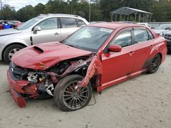 Salvage cars for sale at Savannah, GA auction: 2011 Subaru Impreza WRX