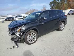 Salvage cars for sale from Copart Mebane, NC: 2021 Toyota Highlander Hybrid Limited