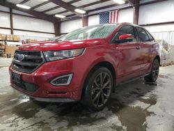 Salvage cars for sale at Spartanburg, SC auction: 2015 Ford Edge Sport