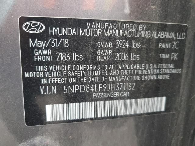 2018 Hyundai Elantra SEL