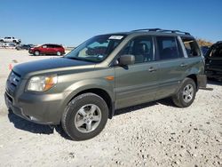 Salvage cars for sale at Taylor, TX auction: 2007 Honda Pilot EXL