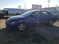 Salvage cars for sale at Chicago Heights, IL auction: 2024 Hyundai Elantra SE