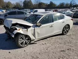 Infiniti salvage cars for sale: 2018 Infiniti Q50 Luxe