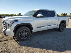 Salvage cars for sale at Mercedes, TX auction: 2024 Toyota Tundra Crewmax Platinum