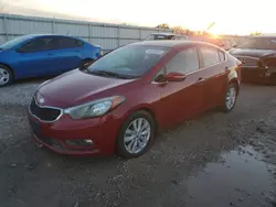 Salvage cars for sale at Kansas City, KS auction: 2014 KIA Forte EX