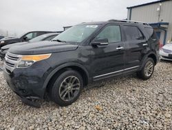 Salvage cars for sale at Wayland, MI auction: 2015 Ford Explorer XLT