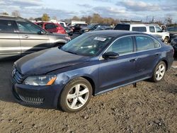 Volkswagen salvage cars for sale: 2012 Volkswagen Passat SE