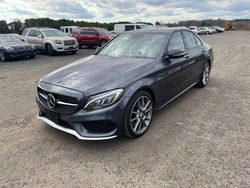 Mercedes-Benz salvage cars for sale: 2016 Mercedes-Benz C 450 4matic AMG