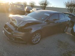 Vehiculos salvage en venta de Copart Wilmer, TX: 2017 Ford Fusion SE