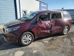 Salvage cars for sale from Copart Abilene, TX: 2016 KIA Sedona LX