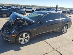 Salvage cars for sale at Grand Prairie, TX auction: 2012 Mercedes-Benz E 350