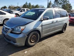 Salvage cars for sale at Denver, CO auction: 2005 Honda Odyssey EX