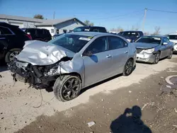 Salvage cars for sale at Pekin, IL auction: 2021 KIA Forte FE