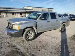 Salvage cars for sale at Earlington, KY auction: 2005 Dodge Dakota Quad SLT