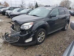 Vehiculos salvage en venta de Copart Lansing, MI: 2017 Chevrolet Equinox LT