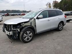 Nissan salvage cars for sale: 2019 Nissan Pathfinder S