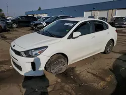 Salvage cars for sale at Woodhaven, MI auction: 2020 KIA Rio LX