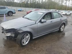 Mercedes-Benz salvage cars for sale: 2012 Mercedes-Benz C 300 4matic