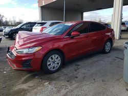 Salvage cars for sale at Fort Wayne, IN auction: 2020 Ford Fusion S