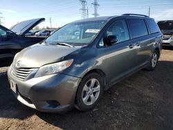 Salvage cars for sale at Elgin, IL auction: 2011 Toyota Sienna LE