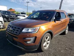 Ford Explorer xlt salvage cars for sale: 2017 Ford Explorer XLT