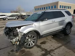 2018 Ford Explorer Platinum en venta en Littleton, CO