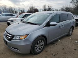 Salvage cars for sale at Baltimore, MD auction: 2017 Honda Odyssey SE