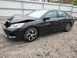 Salvage cars for sale from Copart Hurricane, WV: 2016 Honda Accord LX