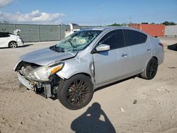 Salvage cars for sale at Homestead, FL auction: 2016 Nissan Versa S